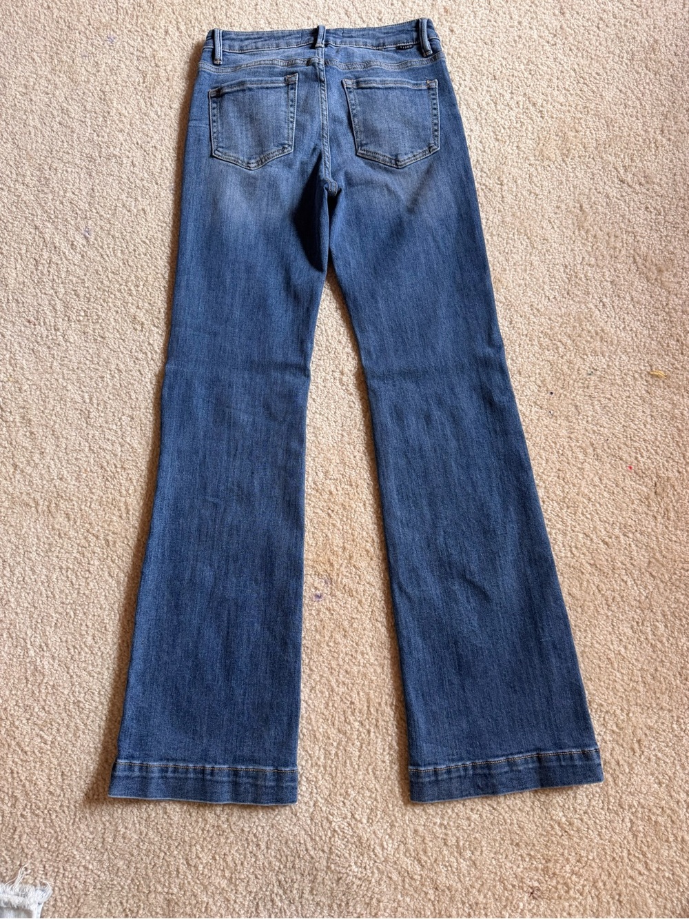 Mid Blue Women's Flared Jeans - Picture 2 of 4